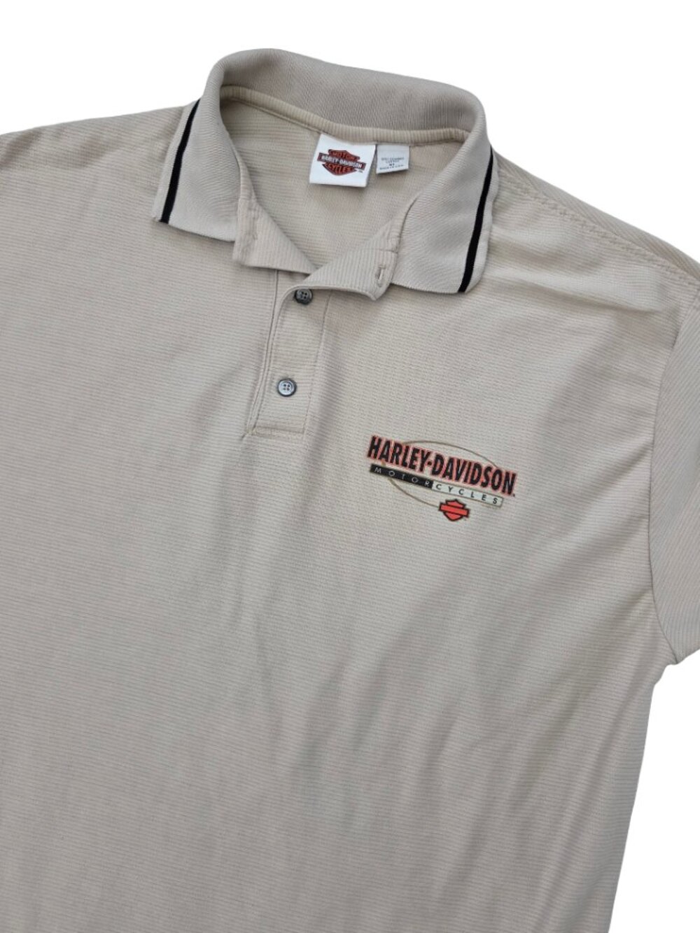Vintage Harley Davidson Polo Shirt Mens XL Montgomery Alabama USA Made 90s Y2K